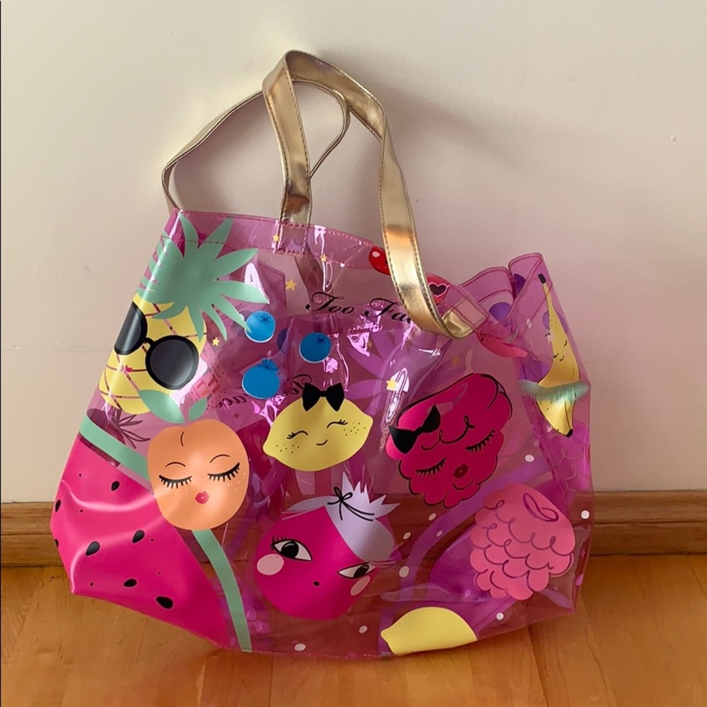 Too faced Tutti Frutti beach bag